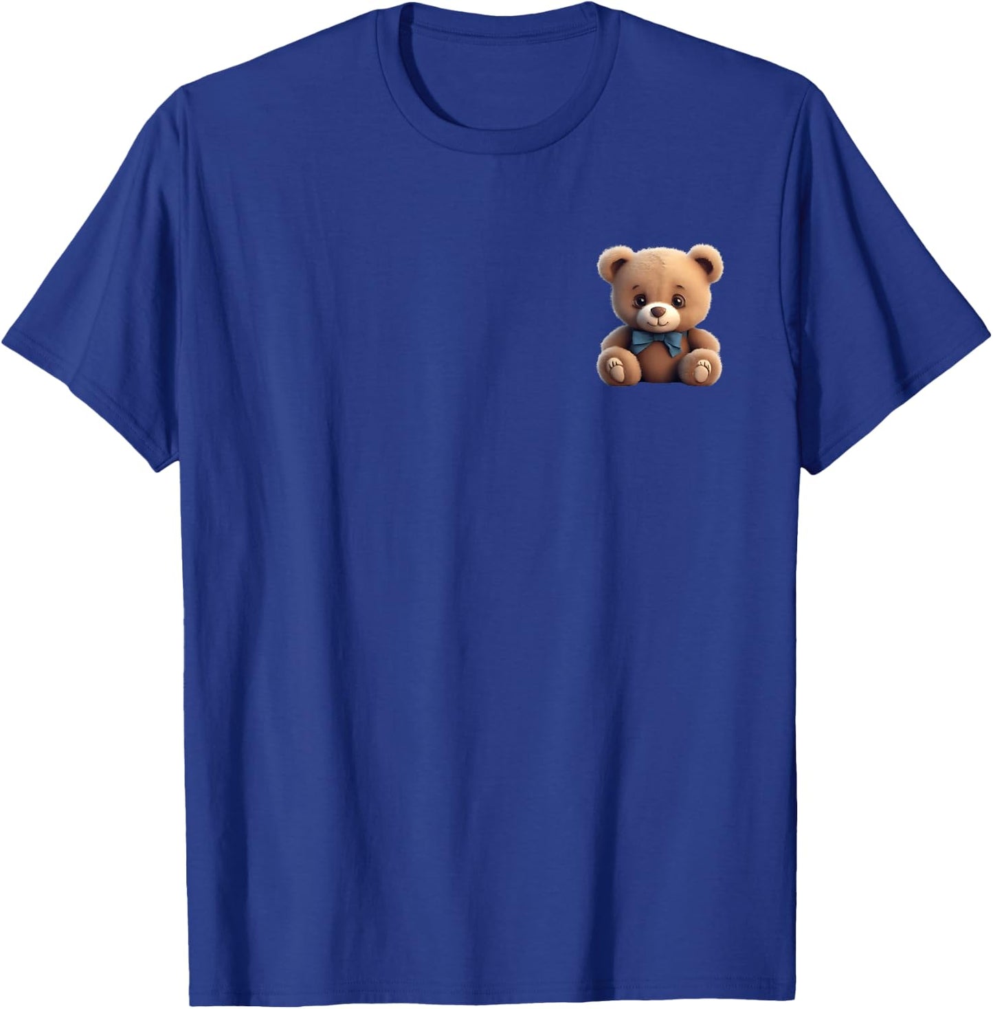 Cute Teddy Bear Graphic Bear Cartoon Kids and Toddlers T-Shirt - T-Shirt | Royal