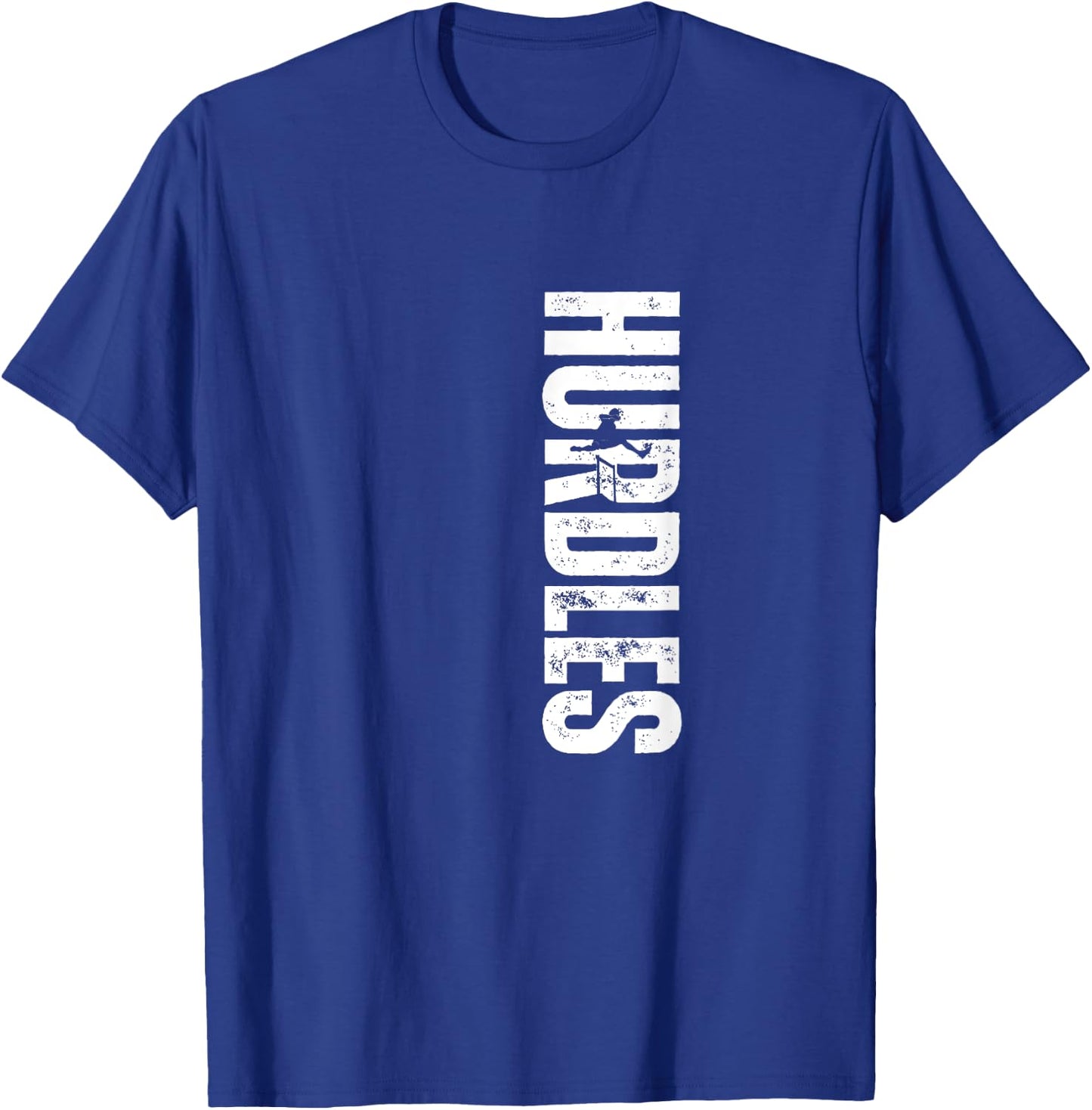 Hurdles Coach Vintage Distressed Hurdles T-Shirt - T-Shirt | Royal