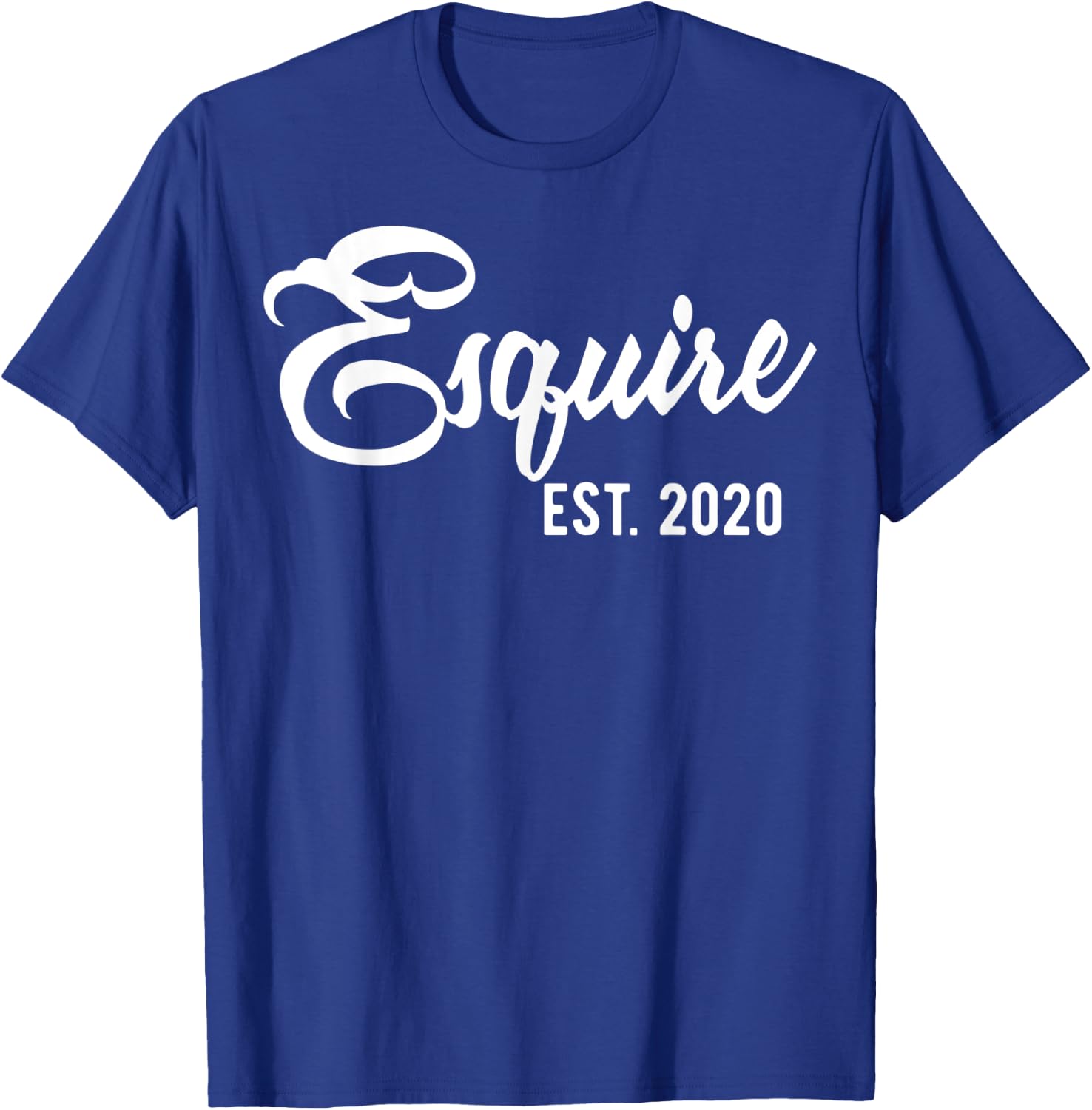 Esquire est 2020 Graduation Gift Esquires est. 2020 T-Shirt - T-Shirt | Royal