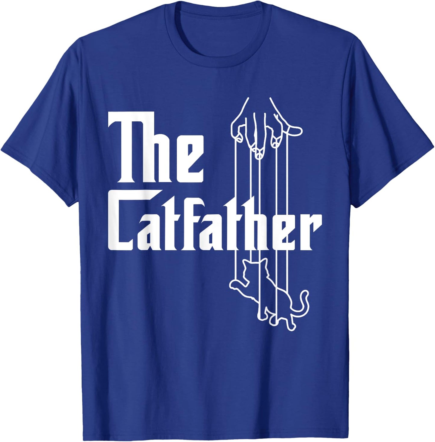 Cat Father Best Daddy Ever Papa Paw Love Kitten Meow T-Shirt - T-Shirt | Royal