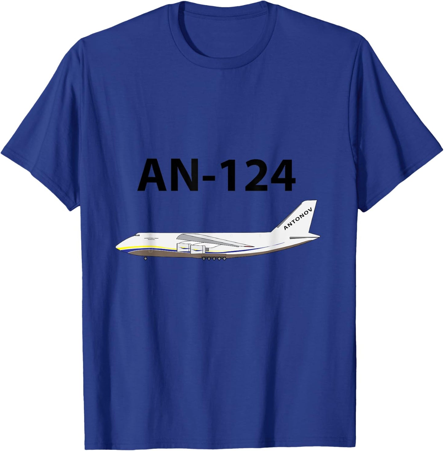 The Great Antonov AN-124 T-Shirt - T-Shirt | Royal