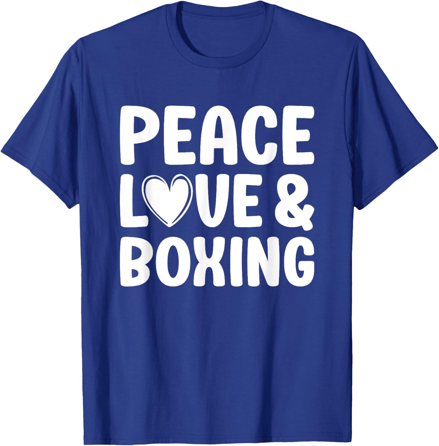 Boxing I Love Boxing T-Shirt - T-Shirt | Royal
