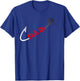 Fish On Fisherman Bass Fish Fishing Hook Joke Funny Quote T-Shirt - T-Shirt | Royal