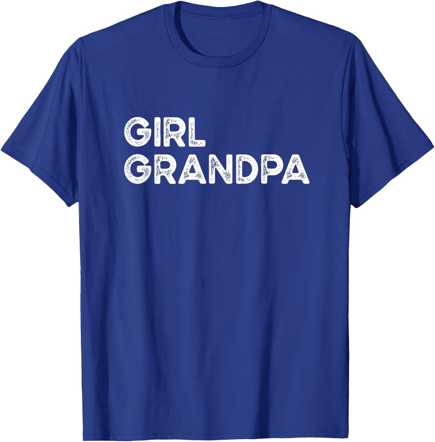 Girl Grandpa Grandfather Father's Day T-Shirt - T-Shirt | Royal