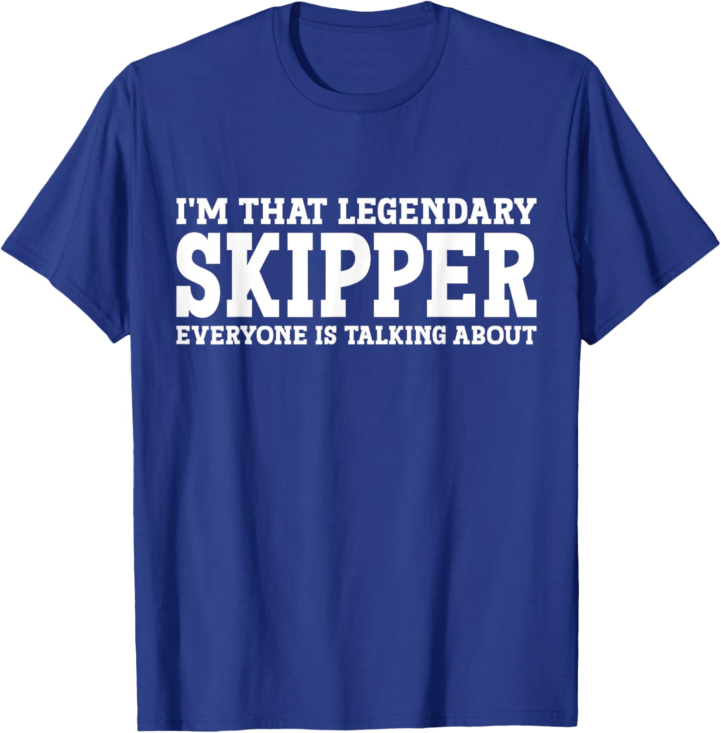 Skipper Surname Funny Team Family Last Name Skipper T-Shirt - T-Shirt | Royal