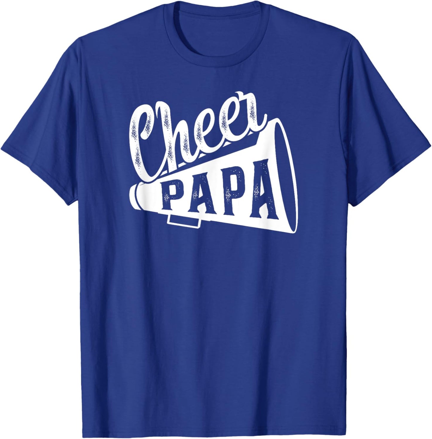 Cheer Papa Of A Cheerleader Papa Cheerleading Papa T-Shirt - T-Shirt | Royal