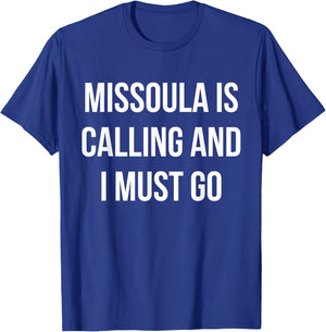 Missoula City Funny Missoula T-Shirt - T-Shirt | Royal