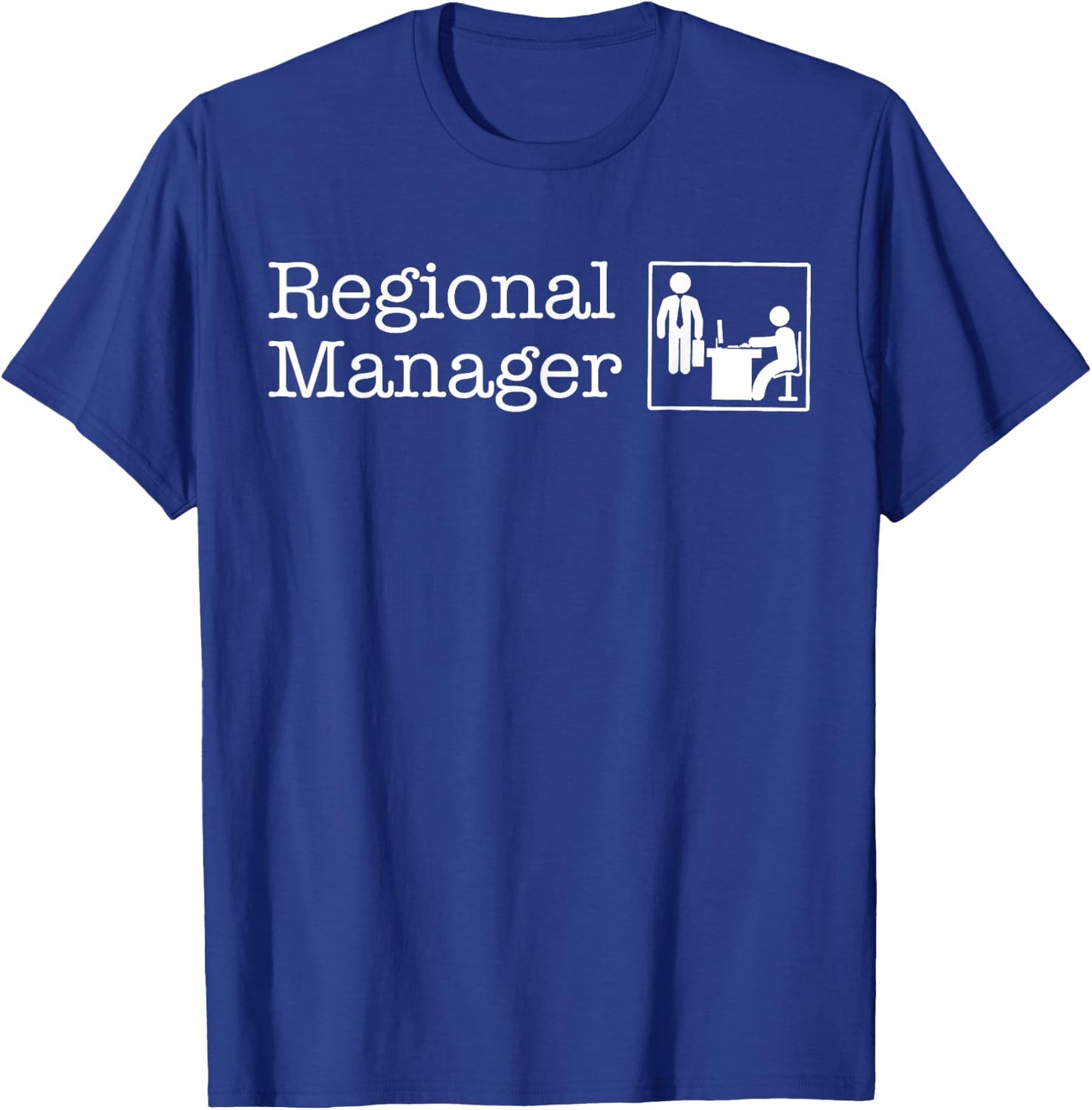 Regional Manager Assistant To The Regional Manager Matching T-Shirt - T-Shirt | Royal