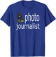 Photo Journalist Camera T-Shirt - T-Shirt | Royal