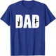 Funny Dad Gun Lover Gun Enthusiast Firearms Distressed T-Shirt - T-Shirt | Royal
