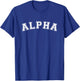 Alpha Team Alpha T-Shirt - T-Shirt | Royal