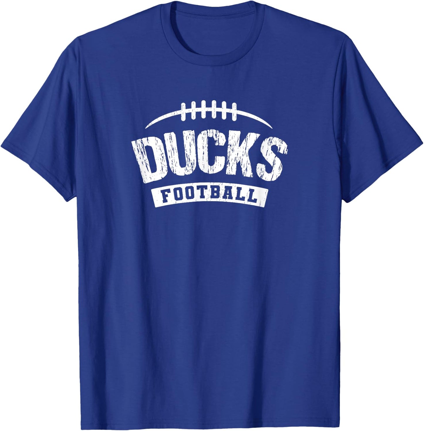 Ducks Taylor Football Distressed HS T-Shirt - T-Shirt | Royal