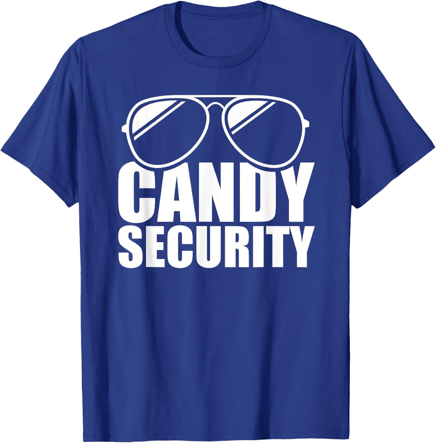 Candy Security Funny Easy Halloween Costume Adult T-Shirt - T-Shirt | Royal