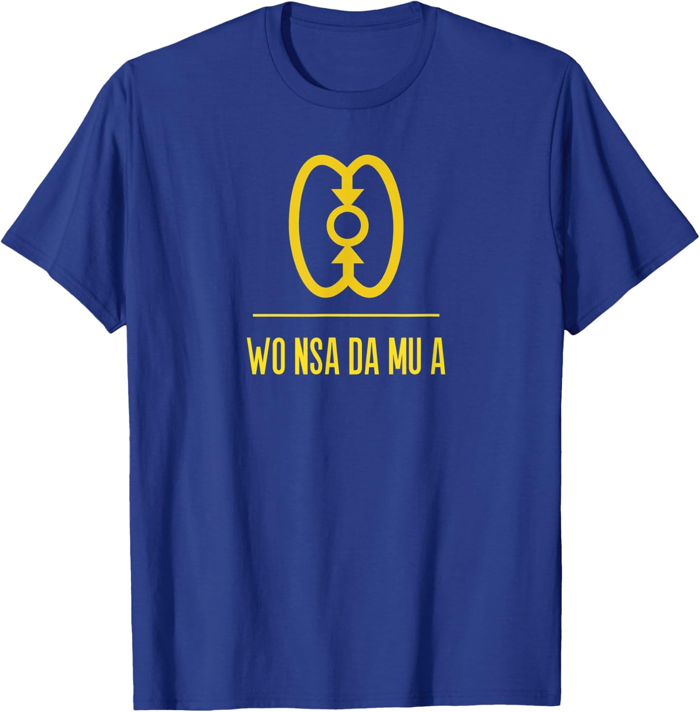 Adinkra Symbol | WO NSA DA MU A Black Pride Graphic T-Shirt - T-Shirt | Royal