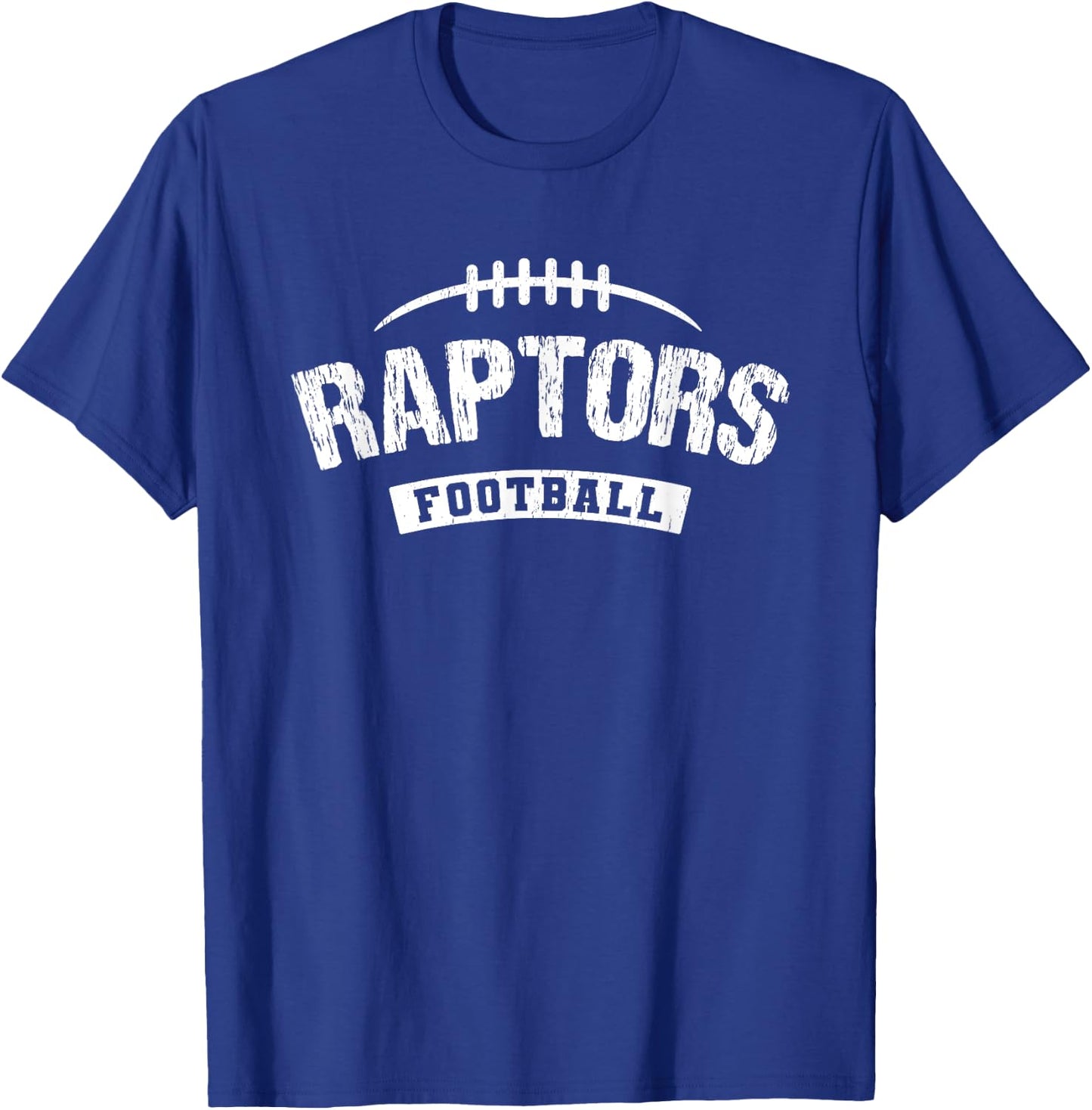 Raptors Gallatin Football Distressed HS T-Shirt - T-Shirt | Royal