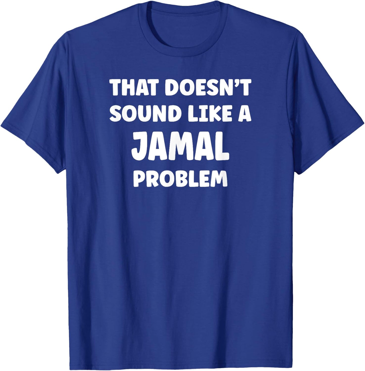 JAMAL Personalized Custom Boys JAMAL Name T-Shirt - T-Shirt | Royal