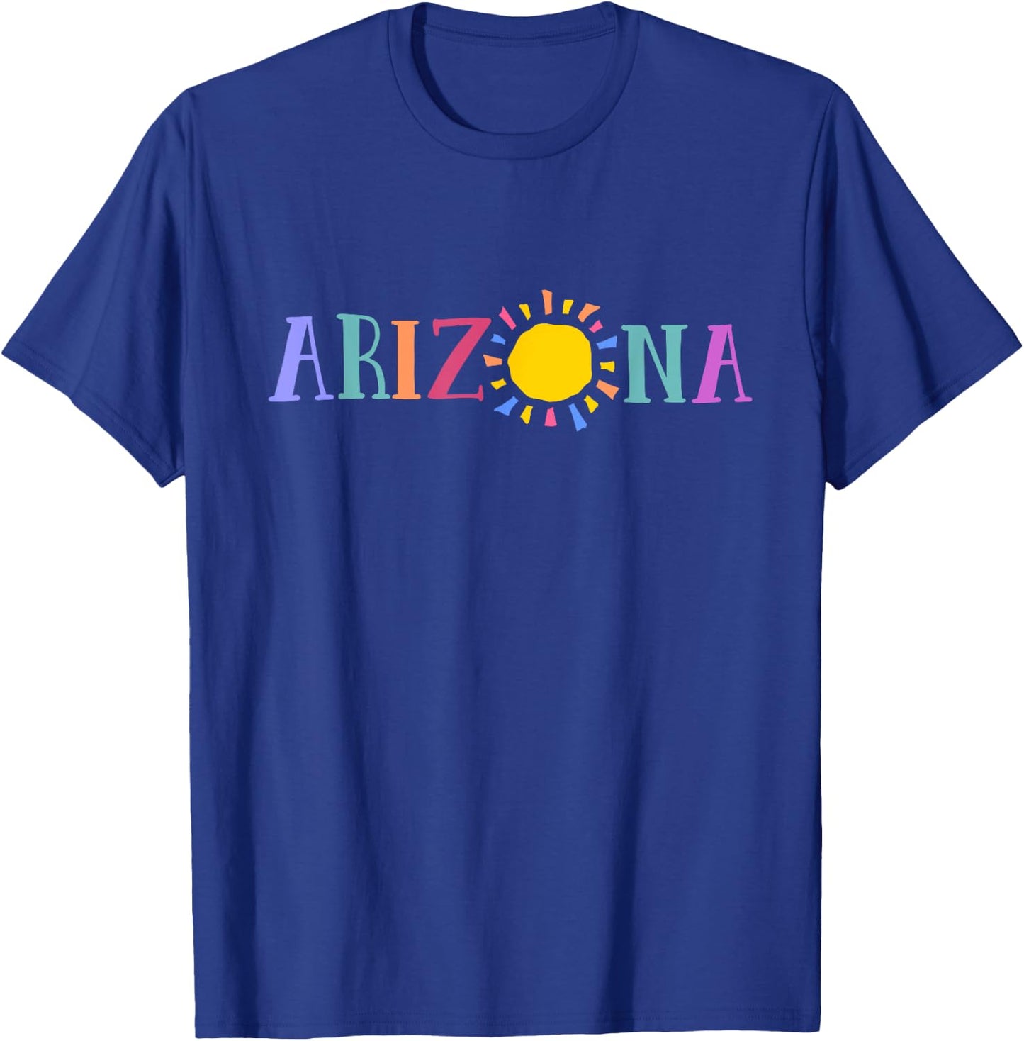 COLORFUL ARIZONA DESIGN souvenir T-Shirt - T-Shirt | Royal