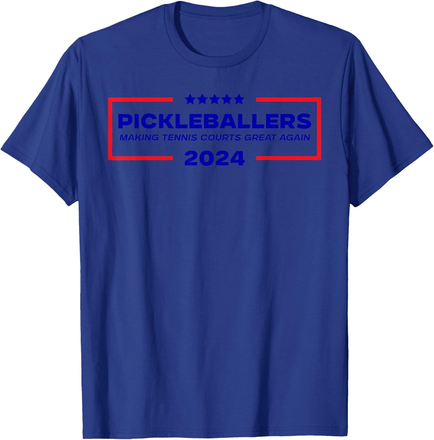 Funny Pickleball Saying Making Tennis Courts Great Again T-Shirt - T-Shirt | Royal