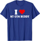 I Love My Gym Buddy T-Shirt - T-Shirt | Royal