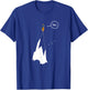 Yay Funny Mountain Climber Hiker Mountaineer Hand Drawn T-Shirt - T-Shirt | Royal
