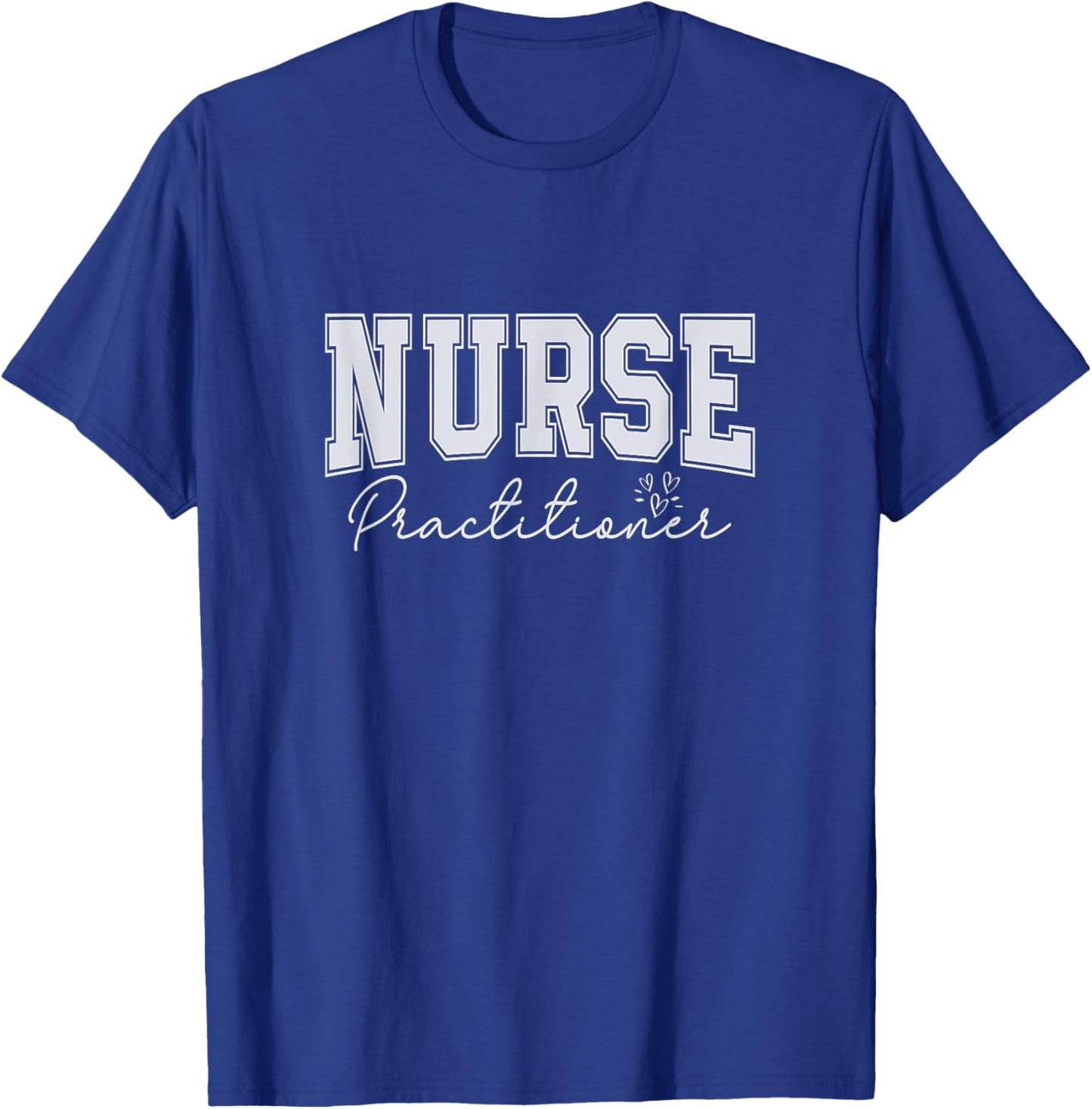 Vintage Family Nurse Practitioner NP Nursing Day Nurse Week T-Shirt - T-Shirt | Royal