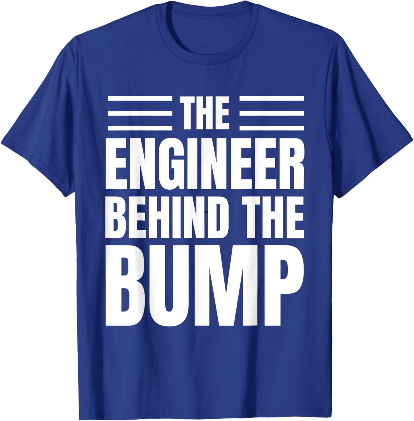 First Time Father Engineer Pregnancy Funny T-Shirt - T-Shirt | Royal