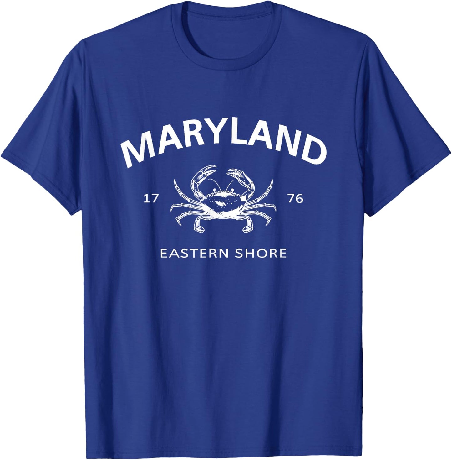 Maryland Eastern Shore | Maryland State Crab T-Shirt - T-Shirt | Royal