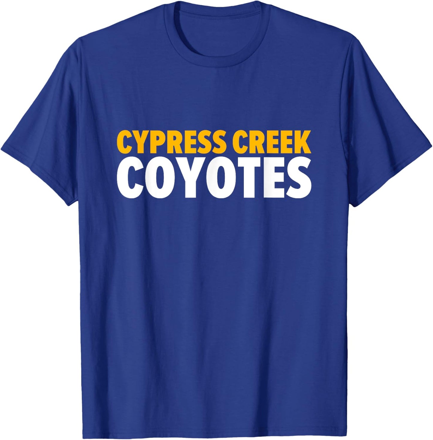 Cypress Creek Coyotes Bold T-Shirt - T-Shirt | Royal