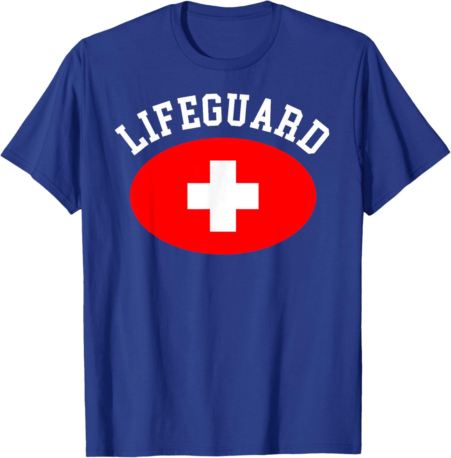 Funny Last Minute Halloween Lifeguard Costume T-Shirt - T-Shirt | Royal