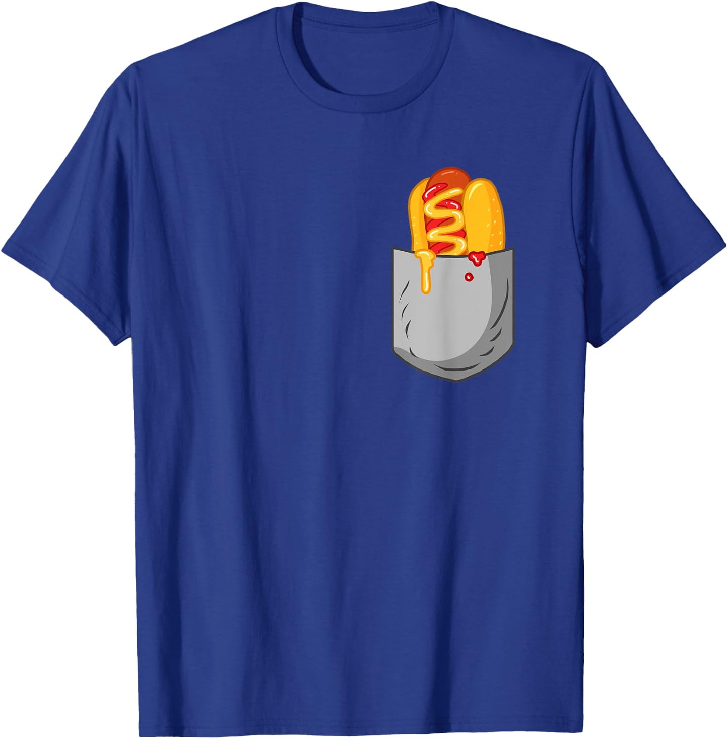 Hotdog Pockets Women T-Shirt - T-Shirt | Royal