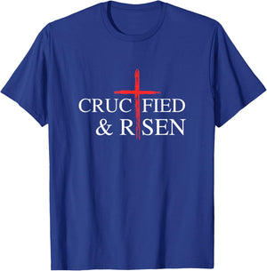 Christian Cross John 3:16 Bible T-Shirt - T-Shirt | Royal