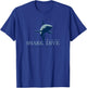 Moorea Shark Dive, Scuba Diving with Sharks, Shark Diver T-Shirt - T-Shirt | Royal