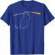Cat Prism Rainbow Light Funny Science Physics Men Women Kids T-Shirt - T-Shirt | Royal