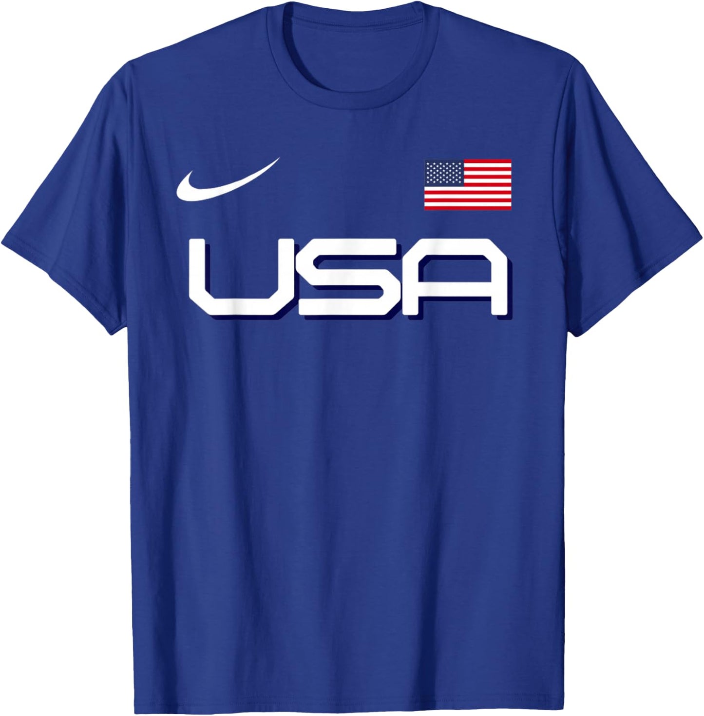 Patriotic USA Sports Style T-Shirt - T-Shirt | Royal