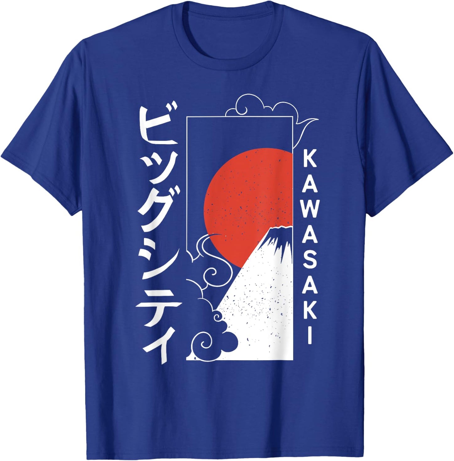Kawasaki City 90s Retro Japan Aesthetics 80s Kawasaki T-Shirt - T-Shirt | Royal