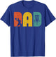Disc Golf Dad Retro Frisbee Frolf Fathers Day Daddy Papa Men T-Shirt - T-Shirt | Royal