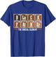 Black Father The Crucial Element Periodic Table Dad Men T-Shirt - T-Shirt | Royal