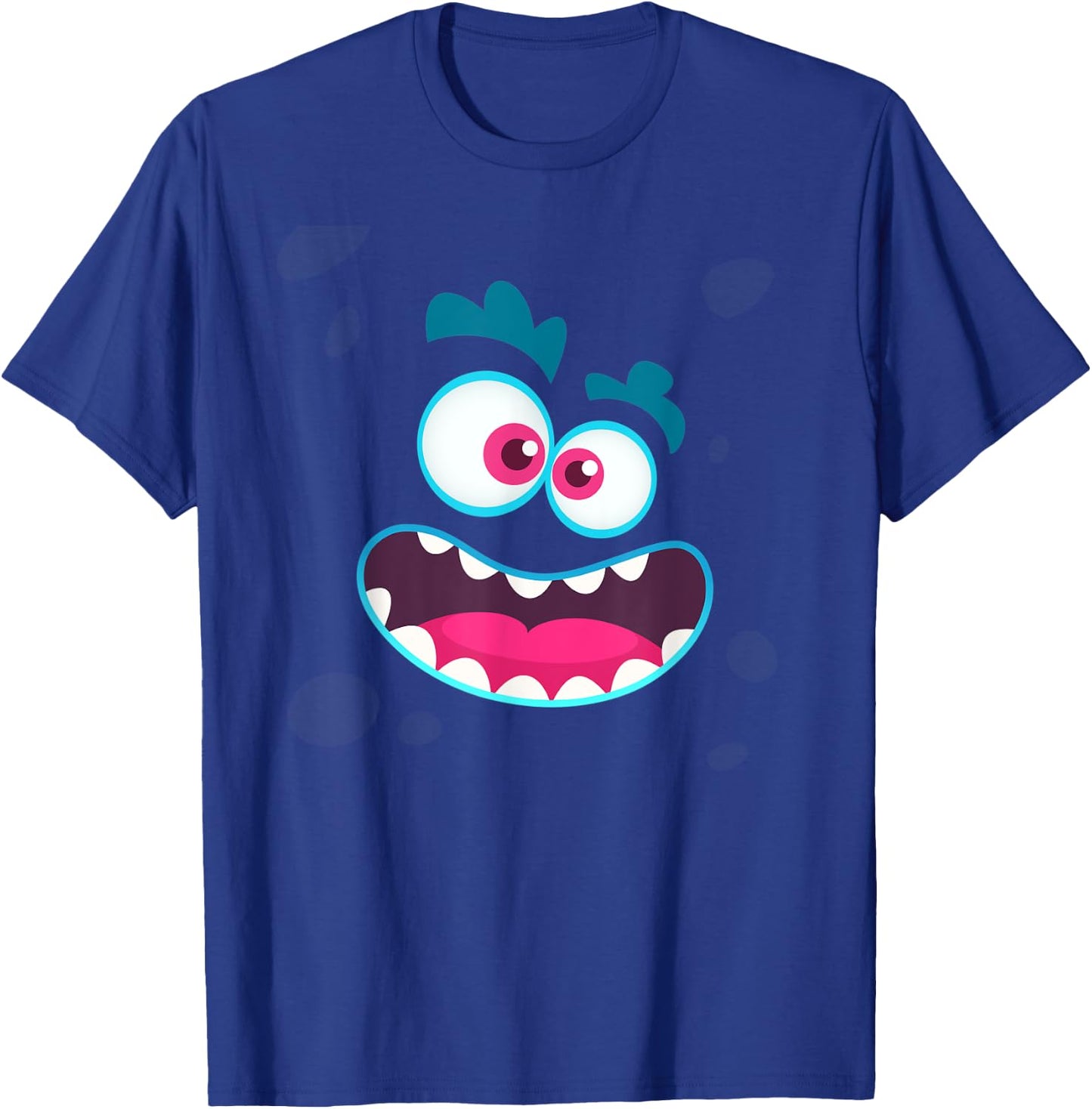 Cute Monster Face Emotion Halloween Costume Gift T-Shirt - T-Shirt | Royal