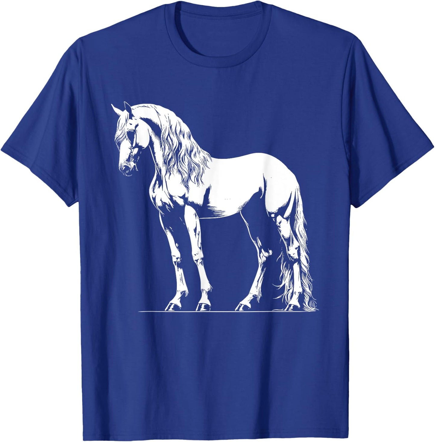 Horse Dad Mom Lover - Monochromatic Andalusian T-Shirt - T-Shirt | Royal
