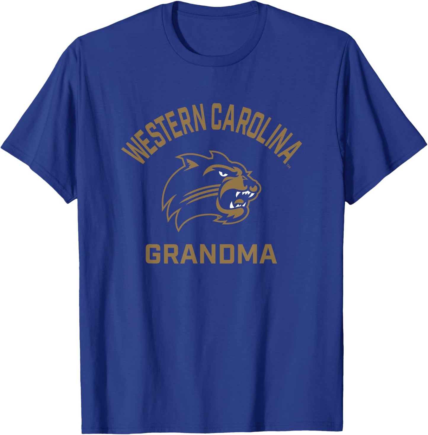 Western Carolina University Catamounts Arched Grandma T-Shirt - T-Shirt | Royal