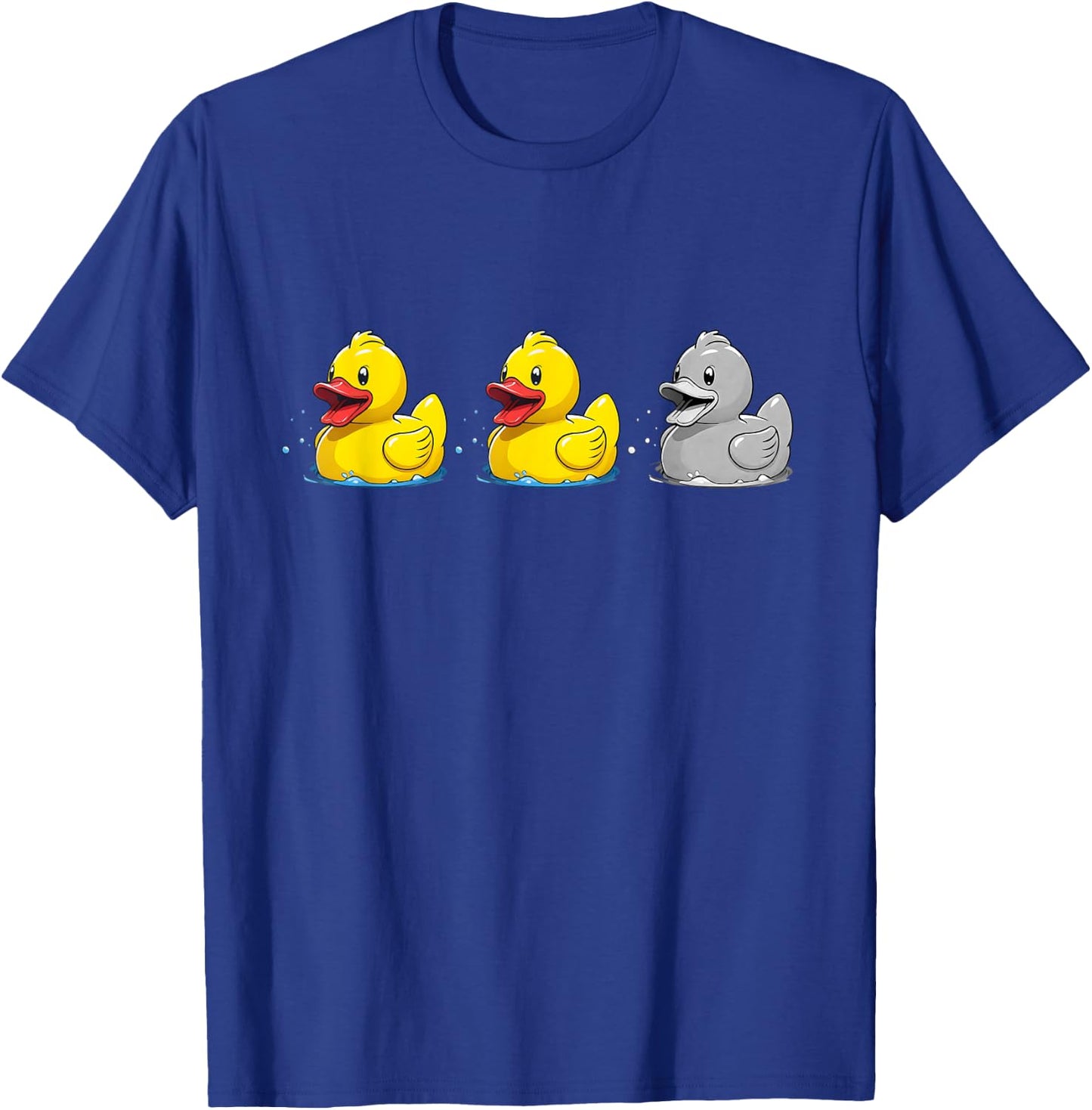 Duck Duck Grey Duck Funny Minnesota Joke Rubber Duck Lovers T-Shirt - T-Shirt | Royal