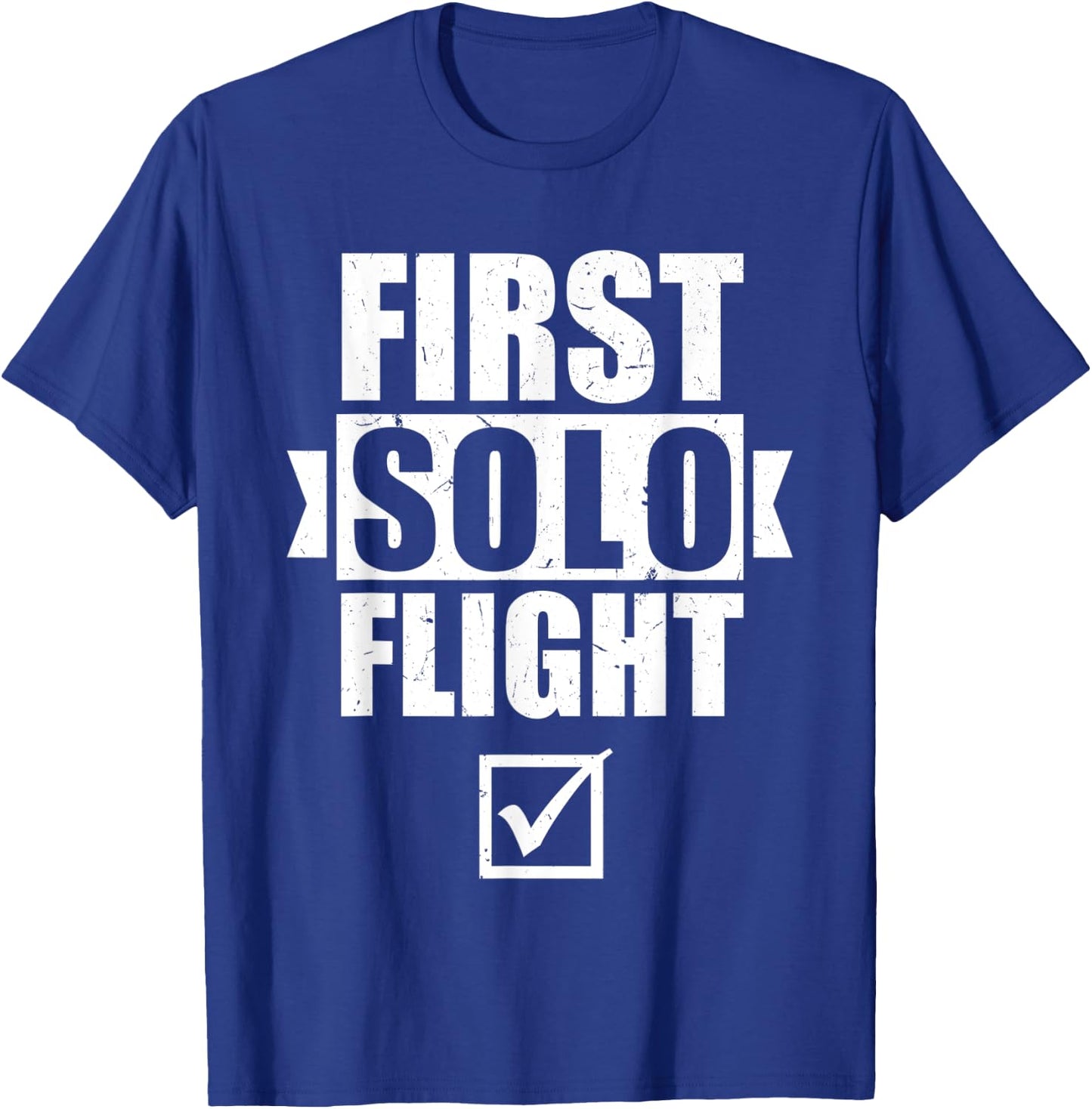 First Solo Flight T-Shirt - T-Shirt | Royal