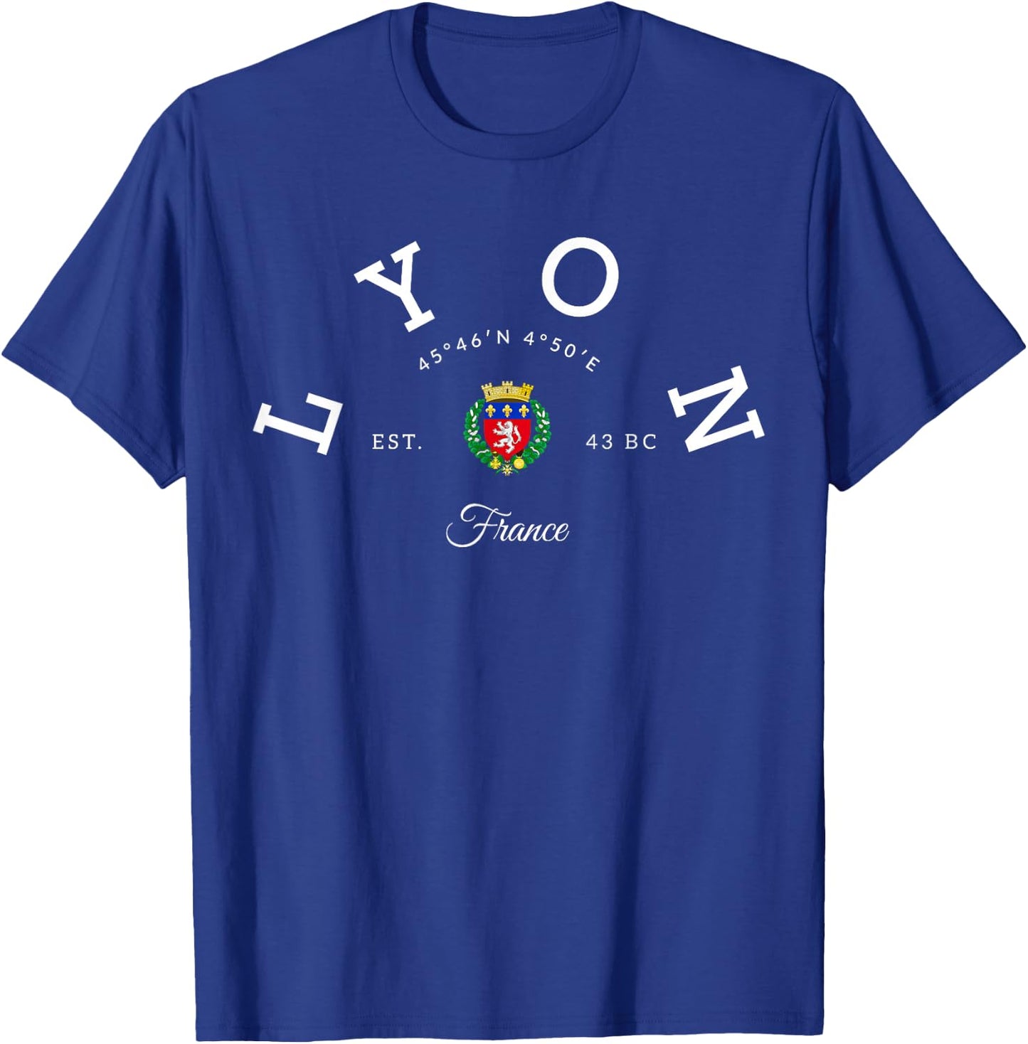 Lyon France Souvenir Lyon gift Travel To France T-Shirt - T-Shirt | Royal