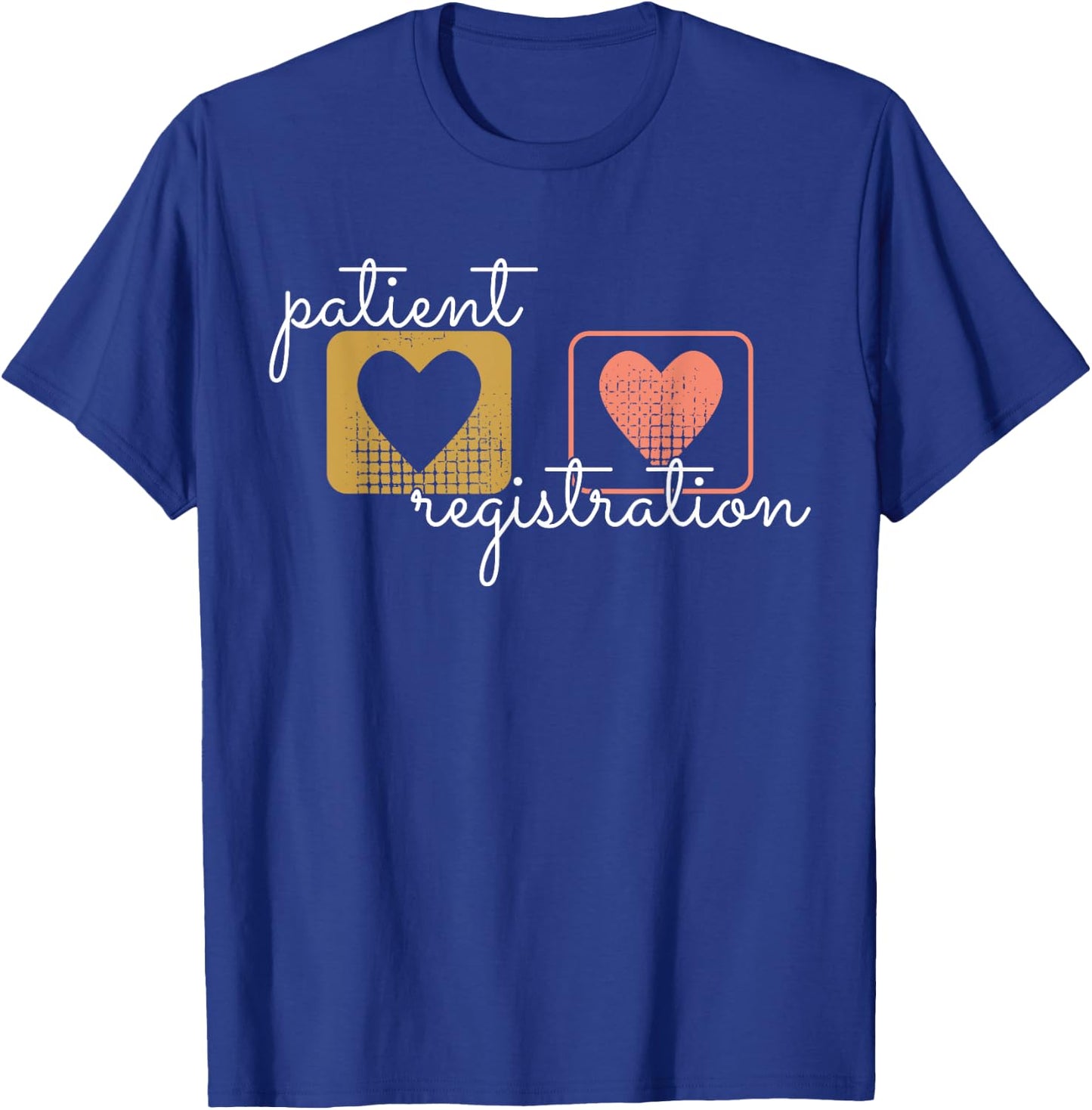 Patient Registration ER Registrar Emergency Department Nurse T-Shirt - T-Shirt | Royal