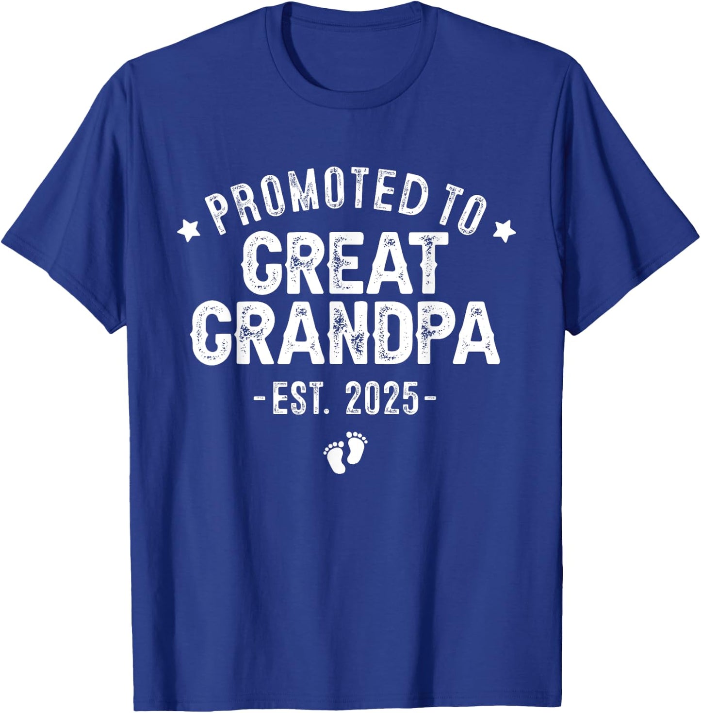 SOMMAS PREGNANCY ANNOUNCEMENT 1st Time Great Grandpa Est 2025 New First Great Grandpa 2025 , Small, Black T-Shirt - T-Shirt | Royal
