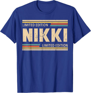 NIKKI Limited Edition Shirt NIKKI Name Personalized T-Shirt - T-Shirt | Royal