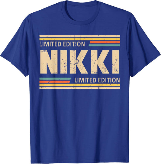 NIKKI Limited Edition Shirt NIKKI Name Personalized T-Shirt - T-Shirt | Royal