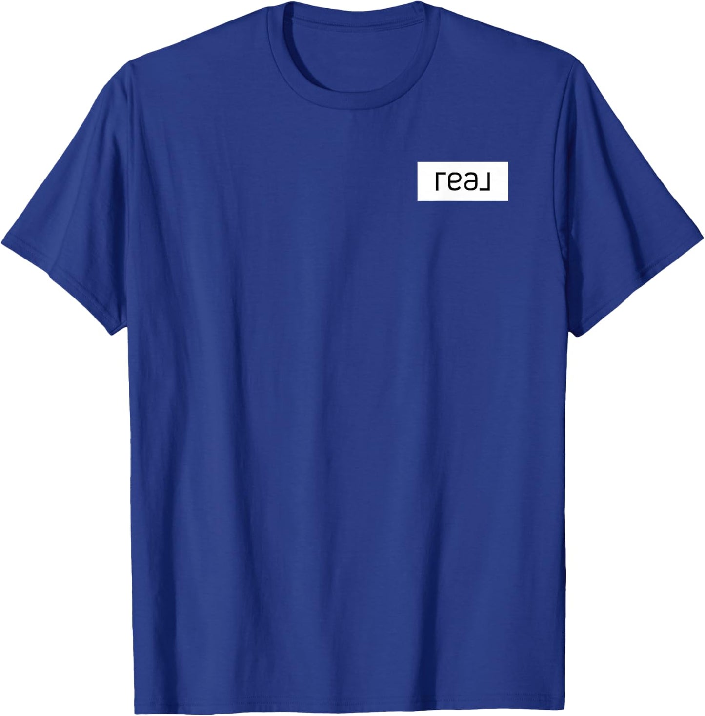 Real Broker Solid White Logo T-Shirt - T-Shirt | Royal