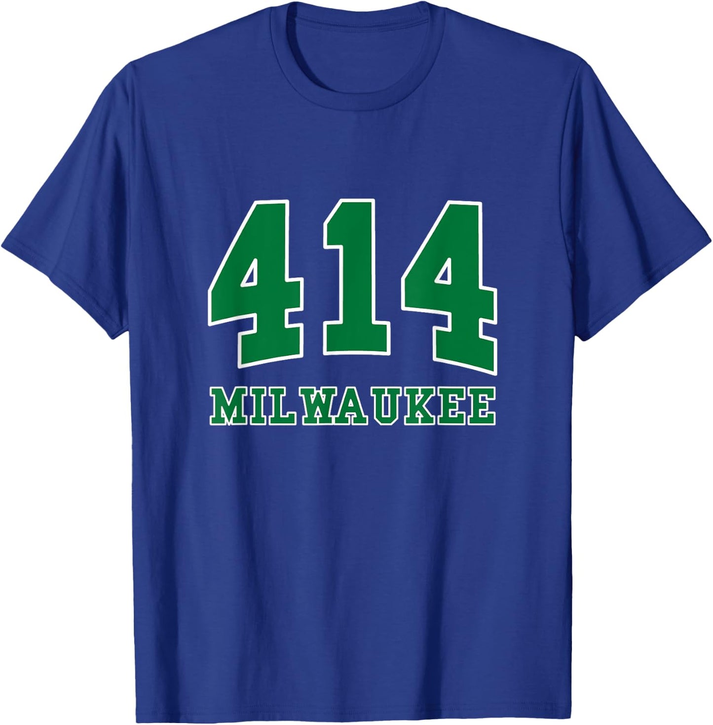 Milwaukee Area Code 414 - Hometown Pride - Classic T-Shirt - T-Shirt | Royal