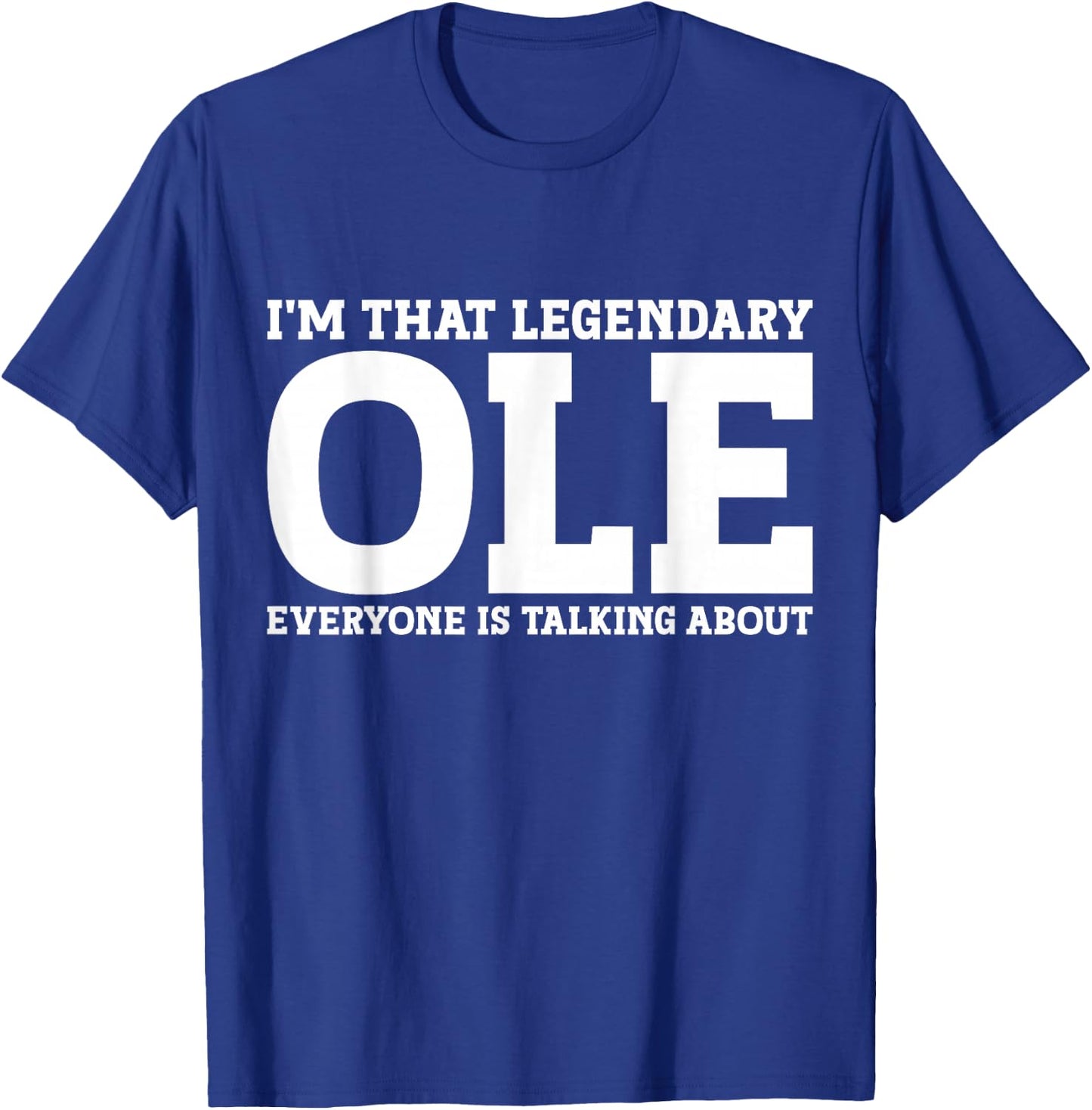 Ole Personal Name First Name Funny Ole T-Shirt - T-Shirt | Royal